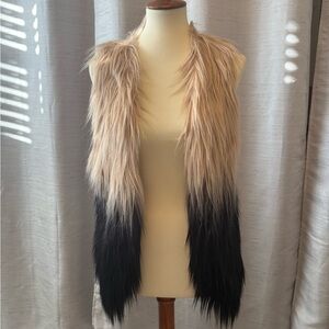 Faux Fur Ombré Vest